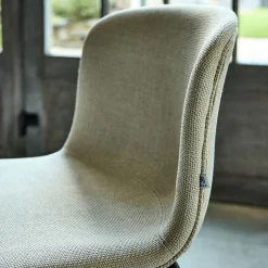 Tabouret Haut De Bar*alinea Chaise de bar en tissu H66cm - Beige