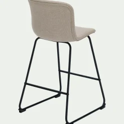 Tabouret Haut De Bar*alinea Chaise de bar en tissu H66cm - Beige
