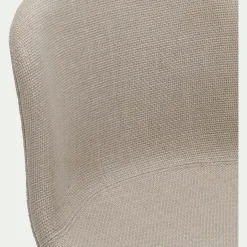 Tabouret Haut De Bar*alinea Chaise de bar en tissu H66cm - Beige