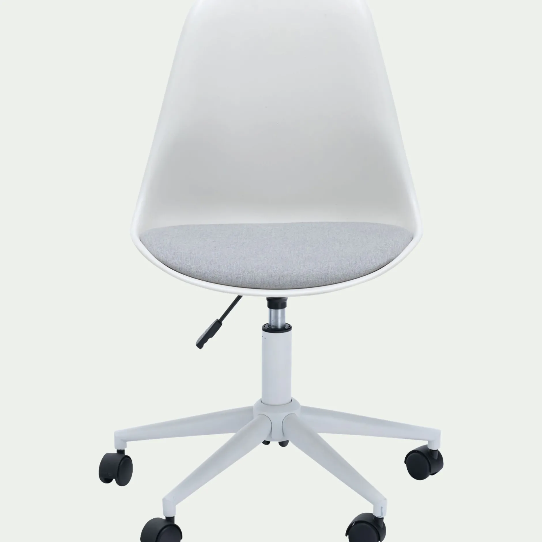 Table Et Chaise Enfant*alinea Chaise de bureau dactylo en tissu à roulettes - Blanc