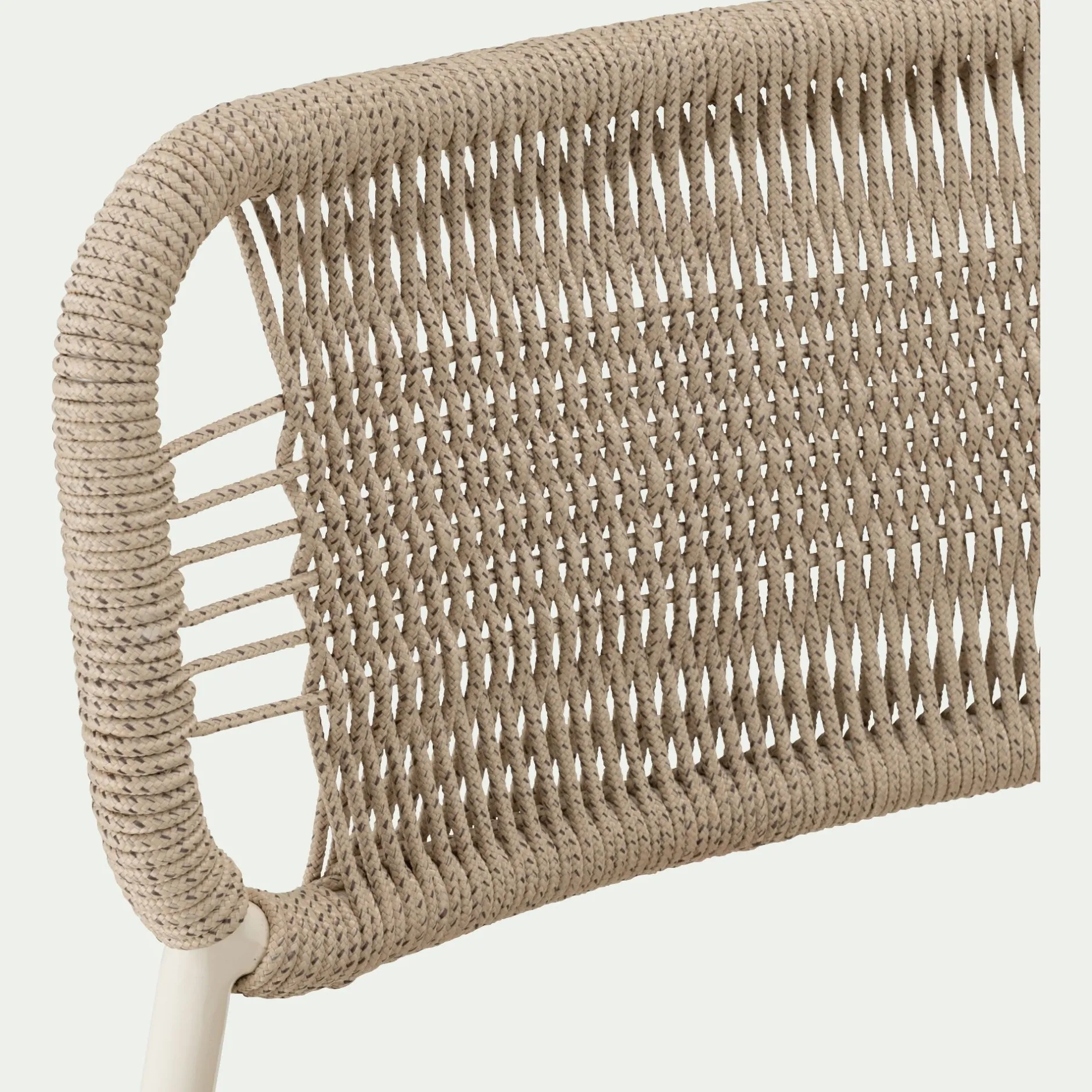 Chaise De Jardin*alinea Chaise de jardin en acier et cordage - beige