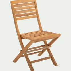 Chaise De Jardin*alinea Chaise de jardin pliante en teck - Bois clair