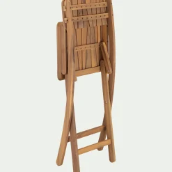 Chaise De Jardin*alinea Chaise de jardin pliante en acacia huilé - Bois foncé