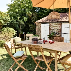 Chaise De Jardin*alinea Chaise de jardin pliante en acacia huilé - Bois foncé