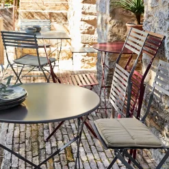 Chaise De Jardin*alinea Chaise de jardin pliante en acier - olivier Vert