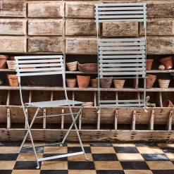 Chaise De Jardin*alinea Chaise de jardin pliante en acier - olivier Vert