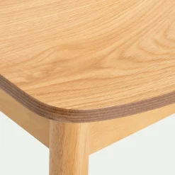 Chaise De Salle À Manger*alinea Chaise de repas en chêne et hévéa - Bois clair