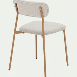 Chaise De Salle À Manger*alinea Chaise de repas en tissu - Beige