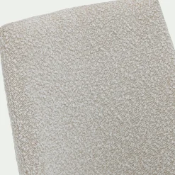 Chaise De Salle À Manger*alinea Chaise de repas en tissu bouclette rasé - écru Blanc