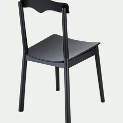 Chaise De Salle À Manger*alinea Chaise en bois de hêtre massif - Noir