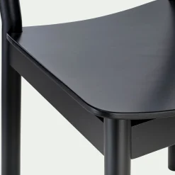 Chaise De Salle À Manger*alinea Chaise en bois de hêtre massif - Noir