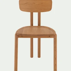 Chaise De Salle À Manger*alinea Chaise en chêne massif sans accoudoirs - Bois clair