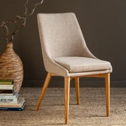 Chaise De Salle À Manger*alinea Chaise en tissu - Beige