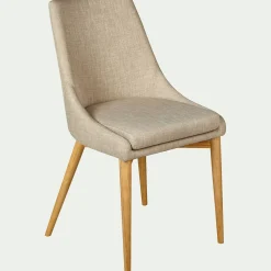 Chaise De Salle À Manger*alinea Chaise en tissu - Beige