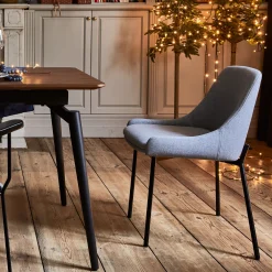 Chaise De Salle À Manger*alinea Chaise en tissu - borie Gris