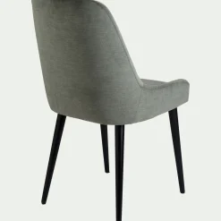 Chaise De Salle À Manger*alinea Chaise en tissu effet velours - cèdre Vert