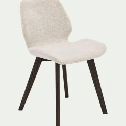 Chaise De Salle À Manger*alinea Chaise en tissu sans accoudoirs - Beige