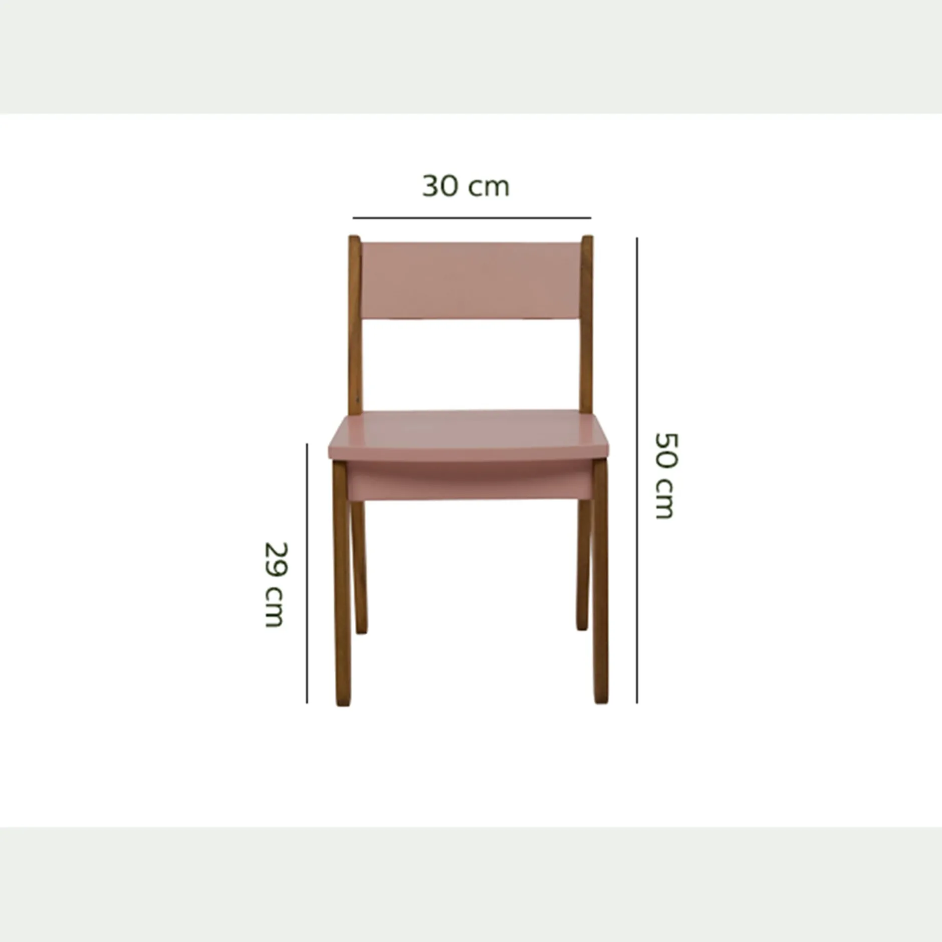 Table Et Chaise Enfant*alinea Chaise enfant en acacia - Rose