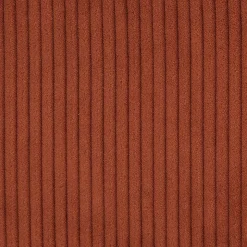 Fauteuil*alinea Chaise pivotante en velours côtelé et piétement en fer - brun rustrel Marron