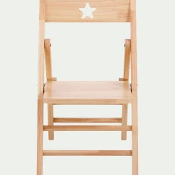 Table Et Chaise Enfant*alinea Chaise pliante pour enfant en bois d'hévéa - Bois clair