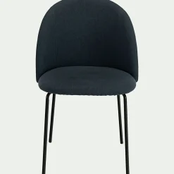 Chaise De Salle À Manger*alinea Chaise ronde en tissu - céou Bleu