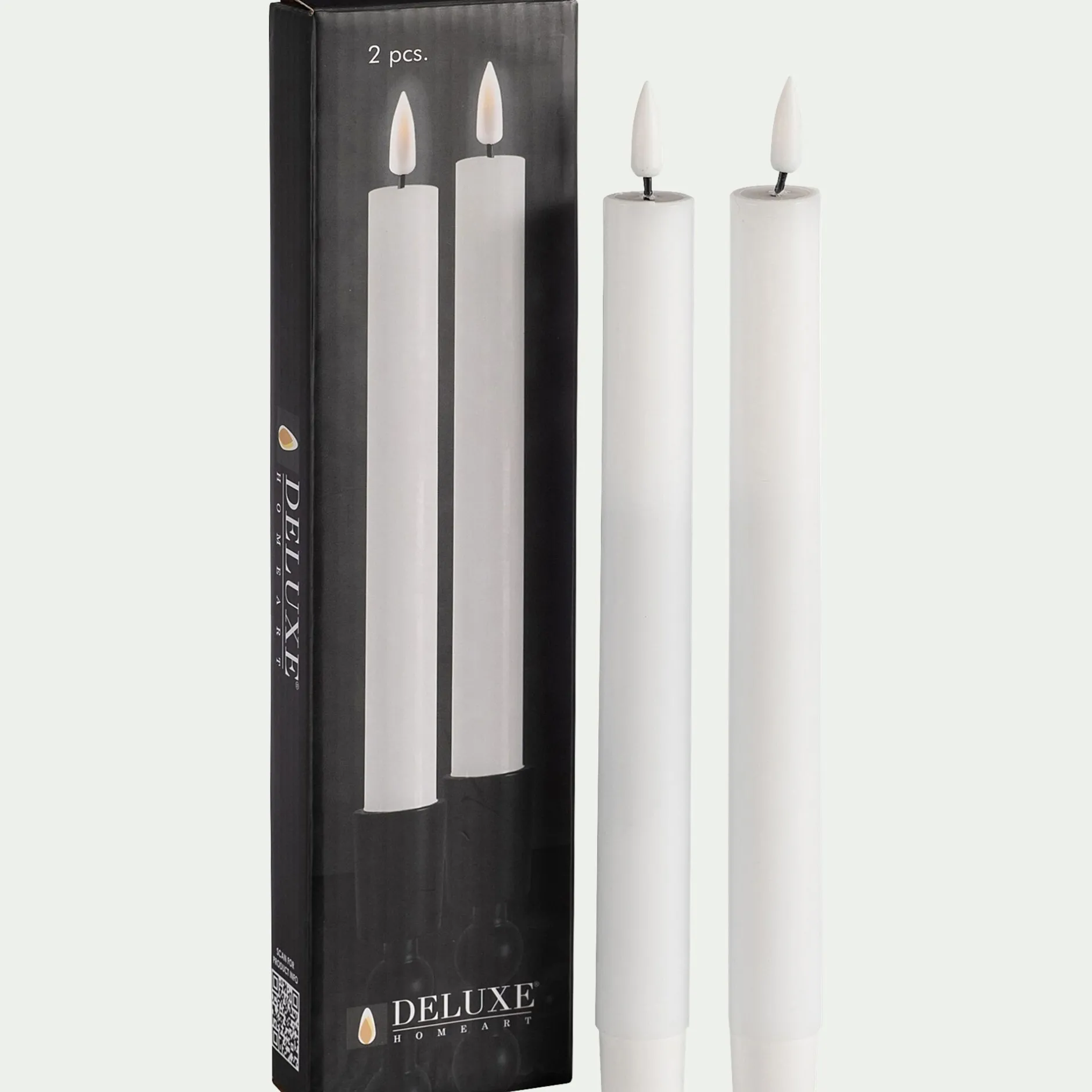 Bougie|Bougie Et Photophore De Noël*alinea Chandelles à LED - Blanc