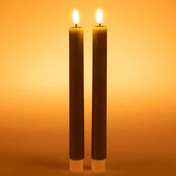 Bougie|Bougie Et Photophore De Noël*alinea Chandelles à LED - Vert