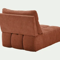 Canapé Modulable*alinea Chauffeuse avance - recule en tissu campo - brun rustrel Marron