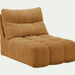 Canapé Modulable*alinea Chauffeuse avance - recule en tissu campo - argan Jaune