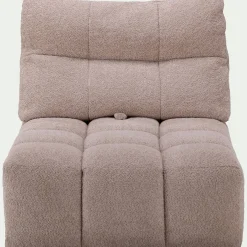 Canapé Modulable*alinea Chauffeuse avance - recule en tissu campo - Beige