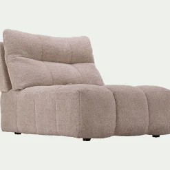 Canapé Modulable*alinea Chauffeuse avance - recule en tissu campo - Beige