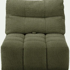 Canapé Modulable*alinea Chauffeuse avance - recule en tissu campo - cèdre Vert