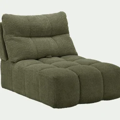 Canapé Modulable*alinea Chauffeuse avance - recule en tissu campo - cèdre Vert