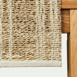 Chemin De Table*alinea Chemin de table en paille et coton - 50x150cm Naturel
