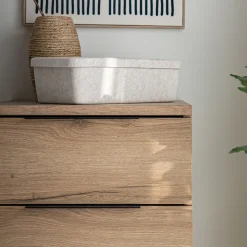 Commode & Chiffonnier*alinea Chiffonnier 4 tiroirs en bois - Bois clair