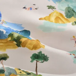 Matelas Enfant|Chilienne*alinea Chilienne de jardin enfant motif Sormiou - Bleu