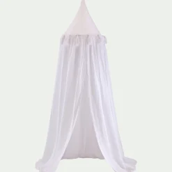 Bureau Enfant|Linge Pour Bébé*alinea Ciel de lit en gaze de coton H220cm - Blanc