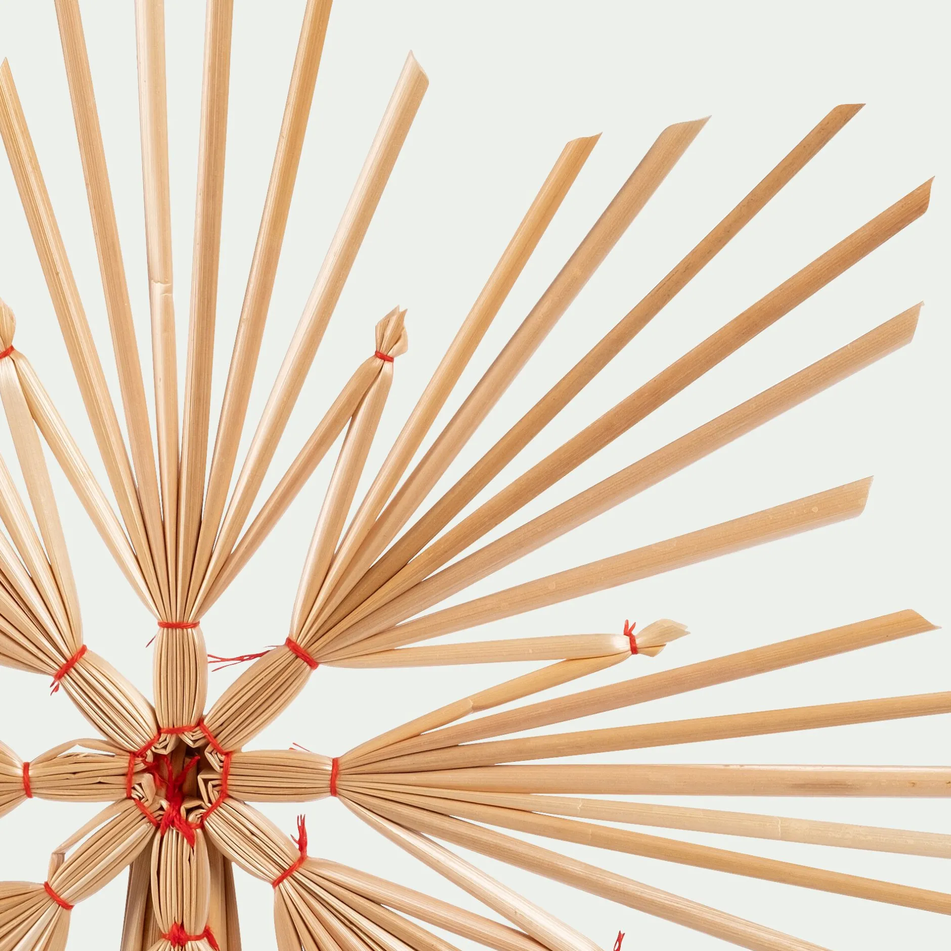 Suspension De Noël|Boule De Noël*alinea Cimier étoile en paille H30cm - Naturel