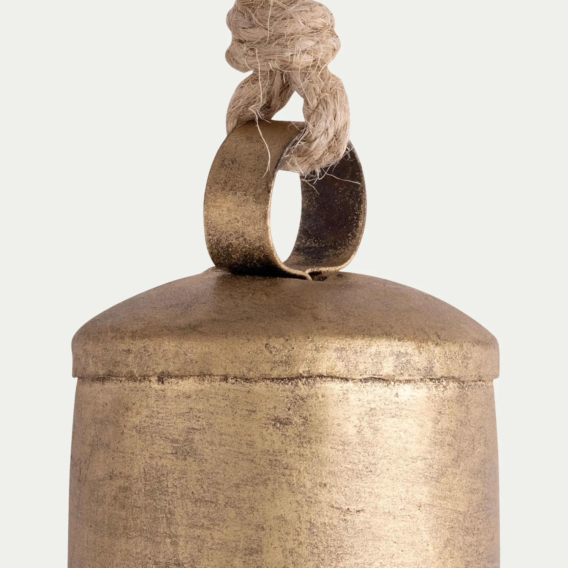 Suspension De Noël*alinea Cloche à suspendre en fer H7,5cm - Doré