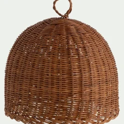 Plateau*alinea Cloche en rotin D26cm - Marron