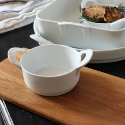 Cuisson Spécifique|Plat À Four*alinea Cocotte individuelle en porcelaine D11cm - Blanc