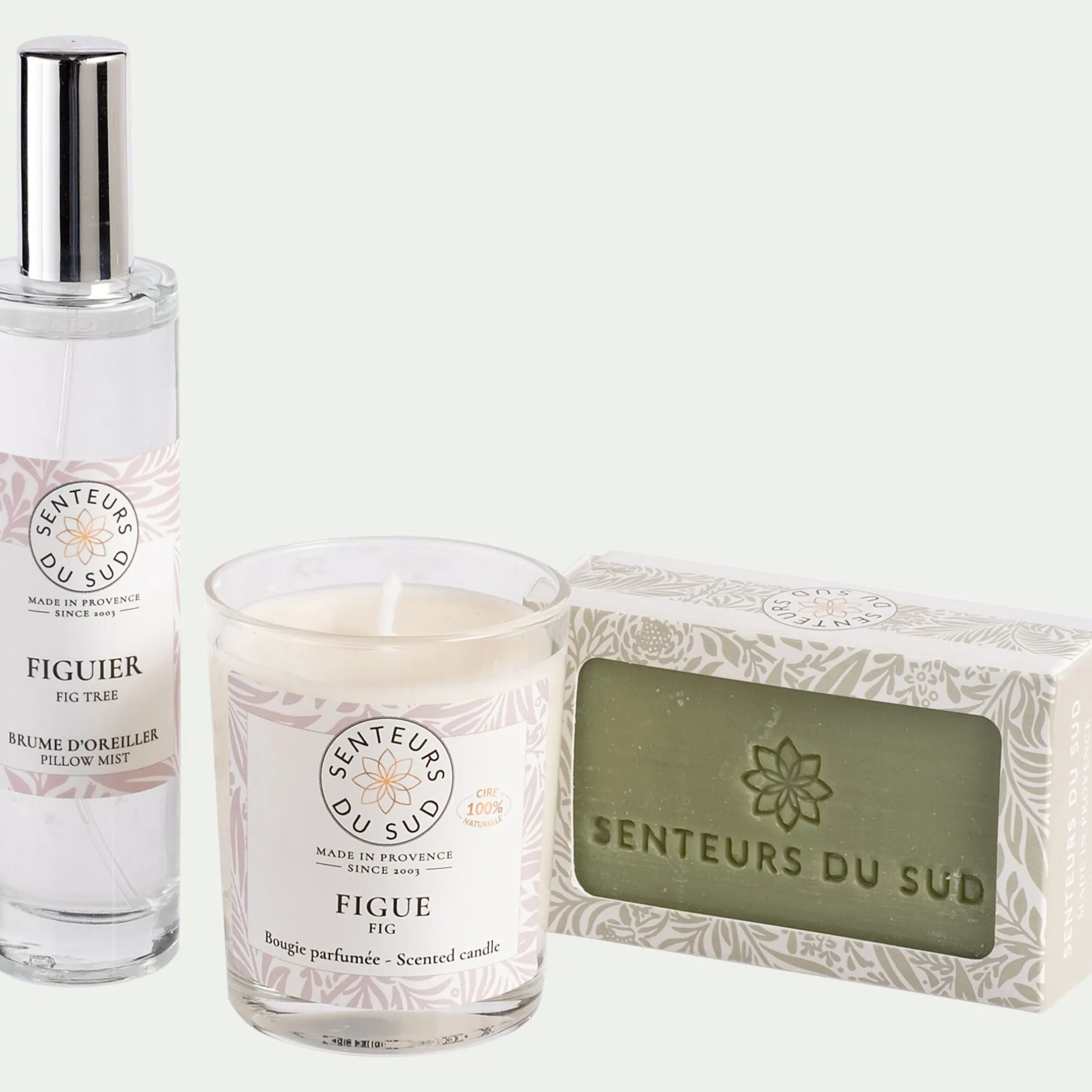 Coffret Parfum D'Ambiance|Parfum D'Ambiance*alinea Coffret 3 pièces senteur Figuier