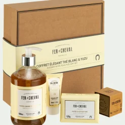 Cosmétique|Accessoire De Salle De Bain*alinea Coffret cosmétique senteur thé blanc et yuzu