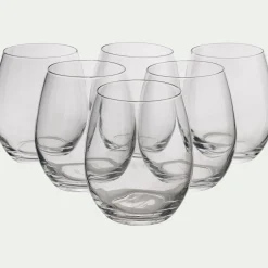 Verre À Eau*alinea Coffret de 6 gobelets en cristallin 36cl - Transparent
