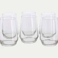Verre À Eau*alinea Coffret de 6 gobelets en verre 45cl - Transparent