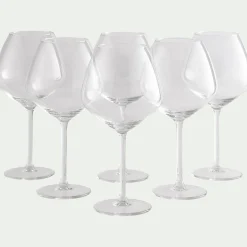 Verre À Pied|Verre À Cocktail*alinea Coffret de 6 verres à gin tonic en verre 75cl - Transparent
