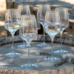 Verre À Pied|Verre À Vin*alinea Coffret de 6 verres à pied tulipe en cristallin 45cl - Transparent