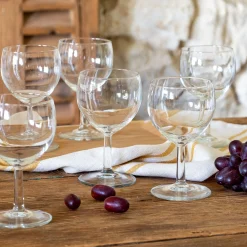 Verre À Pied|Verre À Vin*alinea Coffret de 6 verres à pied 25cl en verre - Transparent