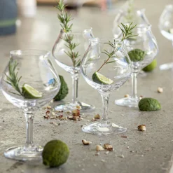 Verre À Pied|Verre À Cocktail*alinea Coffret de 6 verres à rhum en cristallin 17cl - Transparent