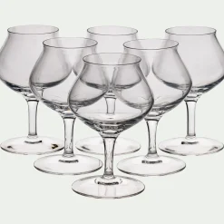 Verre À Pied|Verre À Cocktail*alinea Coffret de 6 verres à rhum en cristallin 17cl - Transparent